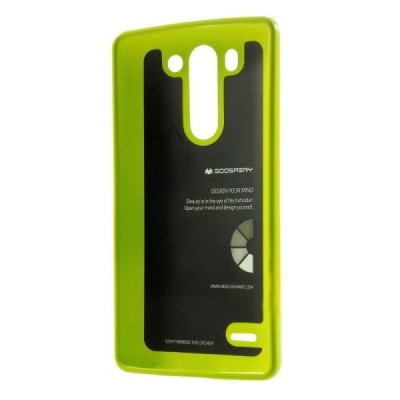LG G3 S (Beat) D722 Mercury zaļš cieta silikona (TPU) apvalks / Vacins.lv