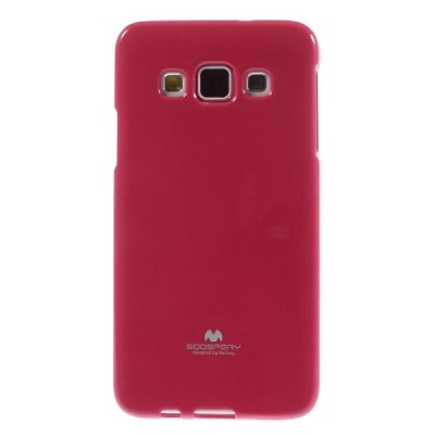 Samsung Galaxy A3 Mercury tumši rozs cieta silikona (TPU) apvalks / vacins.lv