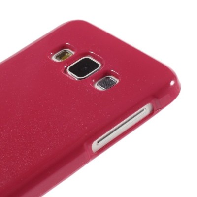 Samsung Galaxy A3 Mercury tumši rozs cieta silikona (TPU) apvalks / vacins.lv