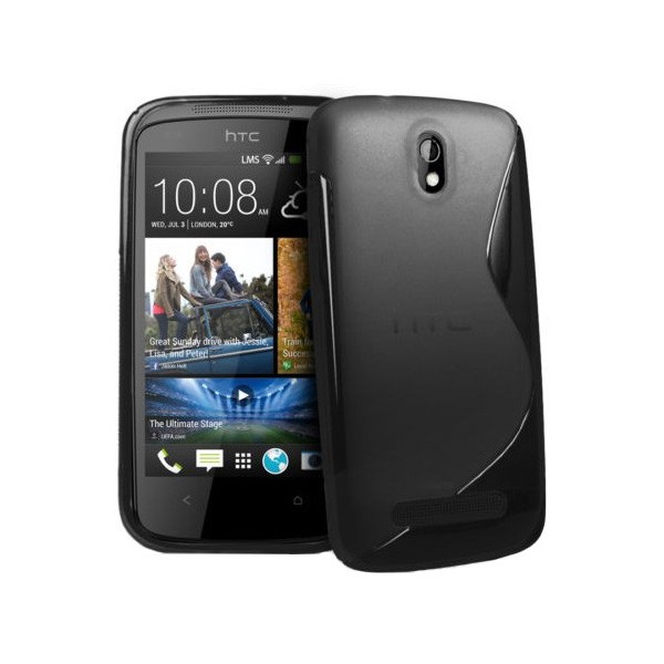 Silikoninis dėklas - juodas (Desire 500)