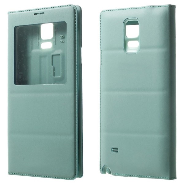 Atverčiamas dėklas su langeliu - mėtinis (Galaxy Note 4)