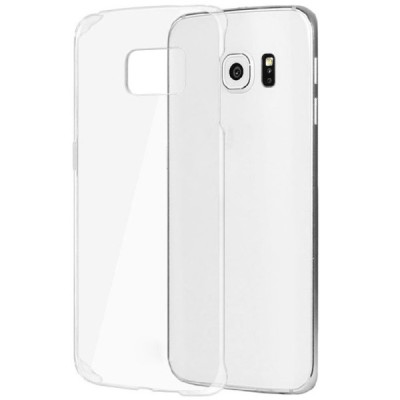 Samsung Galaxy S6 Edge (G925) plastmasas dzidrs (caurspīdīgs) apvalks / Vacins.lv