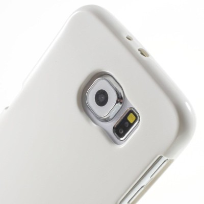 Samsung Galaxy S6 (G920) Mercury balts cieta silikona (TPU) apvalks / vacins.lv