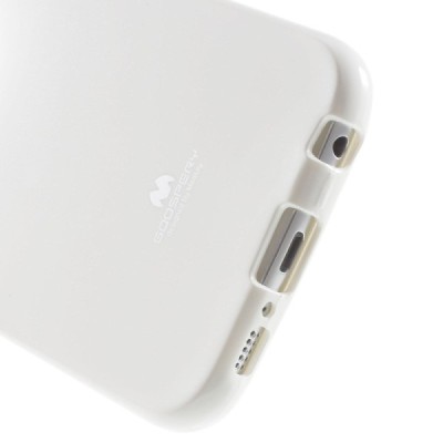 Samsung Galaxy S6 (G920) Mercury balts cieta silikona (TPU) apvalks / vacins.lv