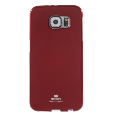Samsung Galaxy S6 (G920) Mercury sarkans cieta silikona (TPU) apvalks / vacins.lv