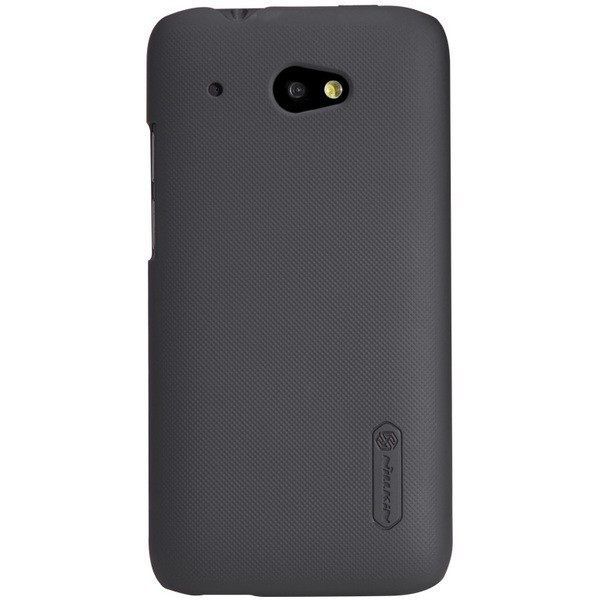 „Nillkin“ Frosted Shield futrālis - melns + ekrāna aizsargplēve (Desire 601)