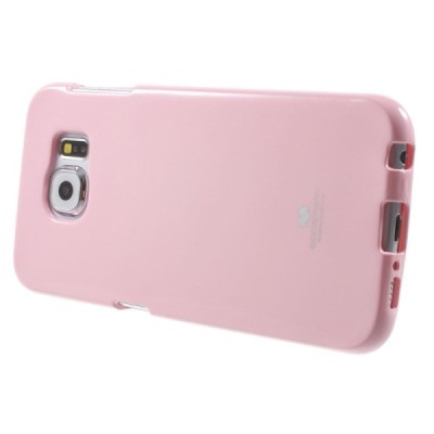 Samsung Galaxy S6 (G920) Mercury gaiši rozs cieta silikona (TPU) apvalks / vacins.lv