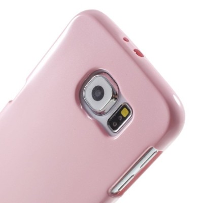 Samsung Galaxy S6 (G920) Mercury gaiši rozs cieta silikona (TPU) apvalks / vacins.lv