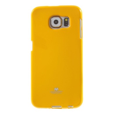 Samsung Galaxy S6 (G920) Mercury dzeltens cieta silikona (TPU) apvalks / vacins.lv