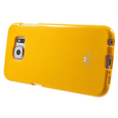 Samsung Galaxy S6 (G920) Mercury dzeltens cieta silikona (TPU) apvalks / vacins.lv