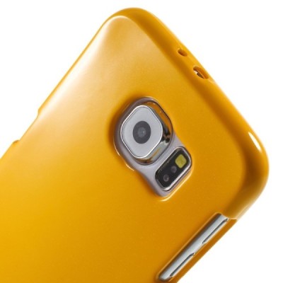 Samsung Galaxy S6 (G920) Mercury dzeltens cieta silikona (TPU) apvalks / vacins.lv