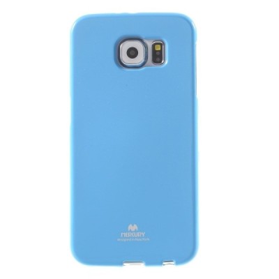 Samsung Galaxy S6 (G920) Mercury gaiši zils cieta silikona (TPU) apvalks / vacins.lv