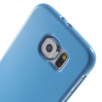 Samsung Galaxy S6 (G920) Mercury gaiši zils cieta silikona (TPU) apvalks / vacins.lv