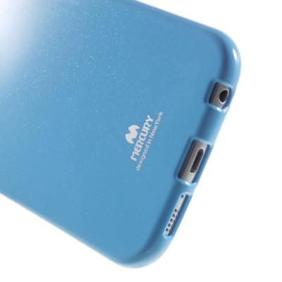 Samsung Galaxy S6 (G920) Mercury gaiši zils cieta silikona (TPU) apvalks / vacins.lv