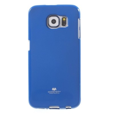 Samsung Galaxy S6 (G920) Mercury tumši zils cieta silikona (TPU) apvalks / vacins.lv