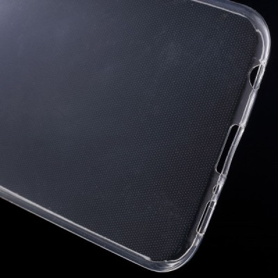 Samsung Galaxy S6 (G920) skaidrus (permatomas) kieto silikono TPU ploniausias pasaulyje bespalvis dėklas / Priedai.lt