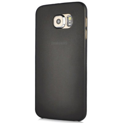 Samsung Galaxy S6 G920 ploniausias pasaulyje plastikinis skaidrus baltas dėklas - nugarėlė / Priedai.lt