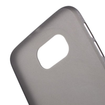 Samsung Galaxy S6 G920 ploniausias pasaulyje plastikinis skaidrus baltas dėklas - nugarėlė / Priedai.lt
