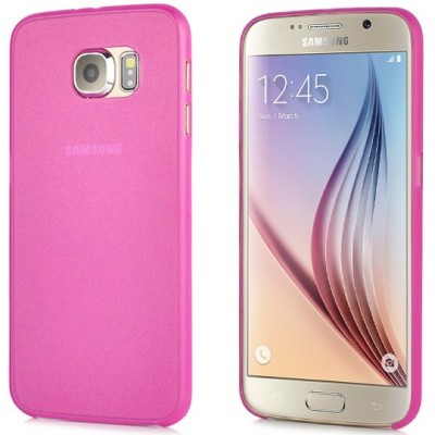 Samsung Galaxy S6 G920 pasaulē planākais (plastmāsas) rozs apvalks / Vacins.lv