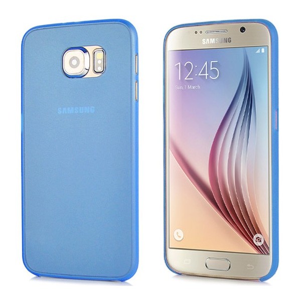 Ploniausias plastikinis dėklas - mėlynas (Galaxy S6)