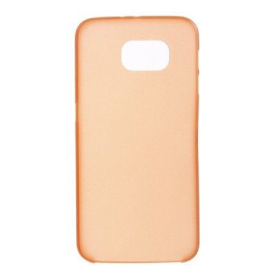 Samsung Galaxy S6 G920 pasaulē planākais (plastmāsas) oranžs apvalks / Vacins.lv
