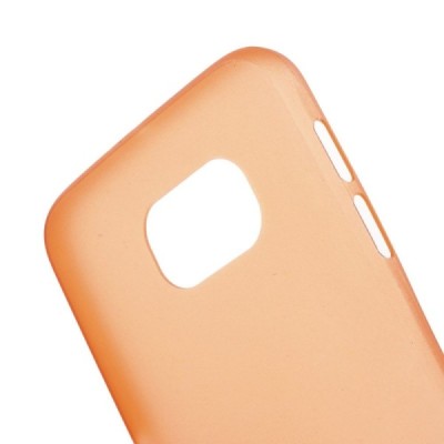 Samsung Galaxy S6 G920 pasaulē planākais (plastmāsas) oranžs apvalks / Vacins.lv