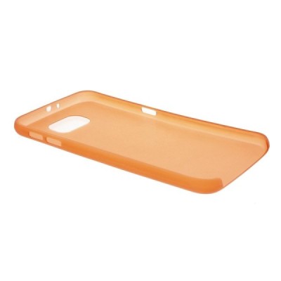 Samsung Galaxy S6 G920 pasaulē planākais (plastmāsas) oranžs apvalks / Vacins.lv
