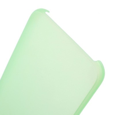 Samsung Galaxy S6 G920 ploniausias pasaulyje plastikinis skaidrus žalias dėklas - nugarėlė / Priedai.lt