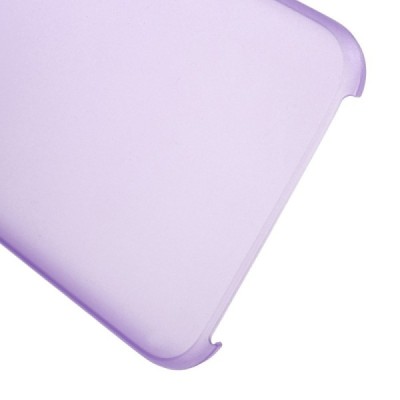 Samsung Galaxy S6 G920 ploniausias pasaulyje plastikinis skaidrus violetinis dėklas - nugarėlė / Priedai.lt