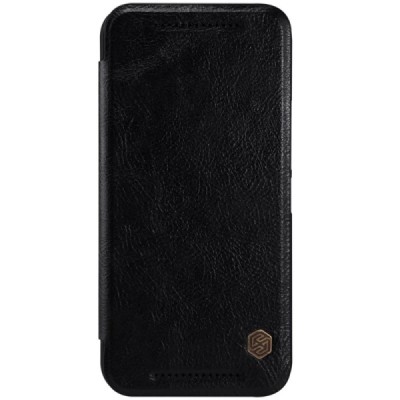 Greznais „Nillkin“ Qin sērijas ādas atvērams melns HTC One M9 maciņš / Vacins.lv
