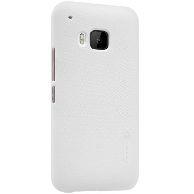 HTC One M9 Nillkin Frosted Shield balts plastmasas apvalks + ekrāna aizsargplēve / Vacins.lv