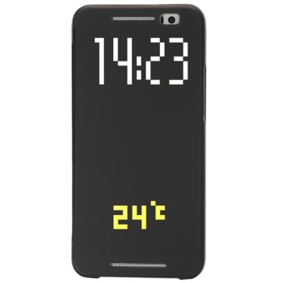 HTC One M9 Rock Dr V melns atvēramais maciņš / Vacins.lv