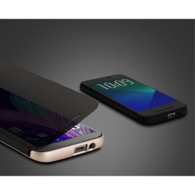 HTC One M9 Rock Dr V melns atvēramais maciņš / Vacins.lv