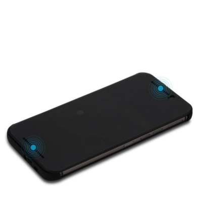 HTC One M9 Rock Dr V melns atvēramais maciņš / Vacins.lv