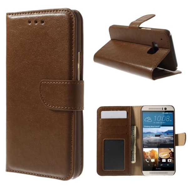 Atvēramais maciņš - brūns (One M9)