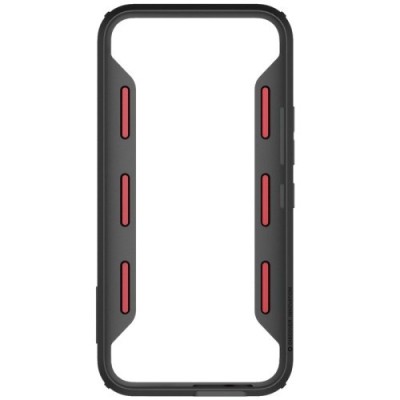 HTC One M9 Nillkin Slim rėmelis (kraštų apvadas, bamperis) - raudonas / Priedai.lt