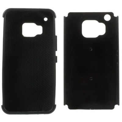 Pastiprinātas aizsardzības melns HTC One M9 apvalks / Vacins.lv