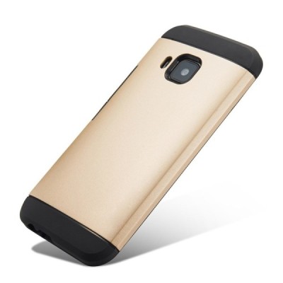 Pastiprinātas aizsardzības zelta HTC One M9 apvalks / Vacins.lv