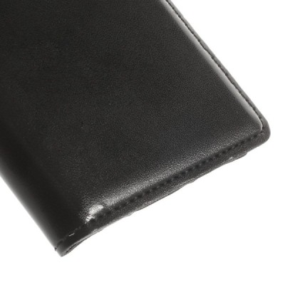 Samsung Galaxy S5 mini (G800) juodas odinis atverčiamas „Smart Window“ dėklas su langeliu / Priedai.lt