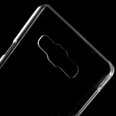 Samsung Galaxy A7 plastikinis skaidrus (permatomas) dėklas - nugarėlė / Priedai.lt