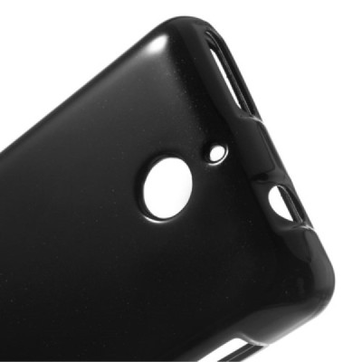 Sony Xperia E1 Mercury juodas kieto silikono tpu dėklas - nugarėlė / Priedai.lt