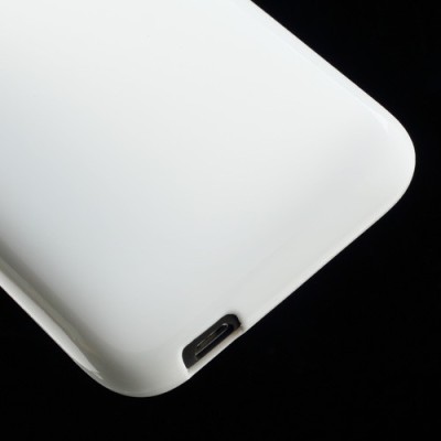 HTC Desire 601 Jelly Case balts cieta silikona (TPU) futrālis / Vacins.lv