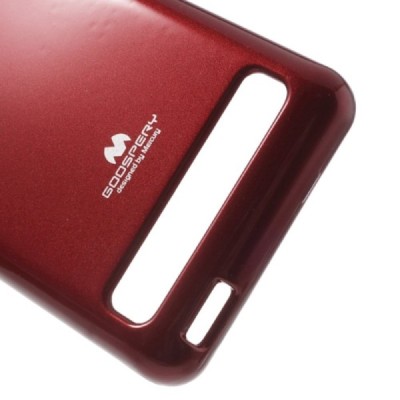 Sony Xperia E1 Mercury raudonas kieto silikono tpu dėklas - nugarėlė / Priedai.lt