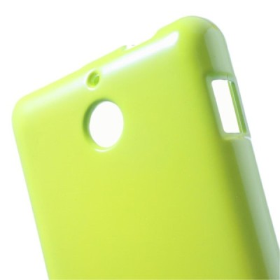 Sony Xperia E1 Mercury žalias kieto silikono tpu dėklas - nugarėlė / Priedai.lt