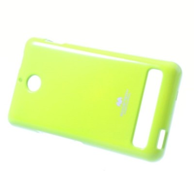 Sony Xperia E1 Mercury žalias kieto silikono tpu dėklas - nugarėlė / Priedai.lt