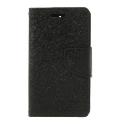 Sony Xperia E1 Mercury atvērams melns maciņš (maks) / Vacins.lv