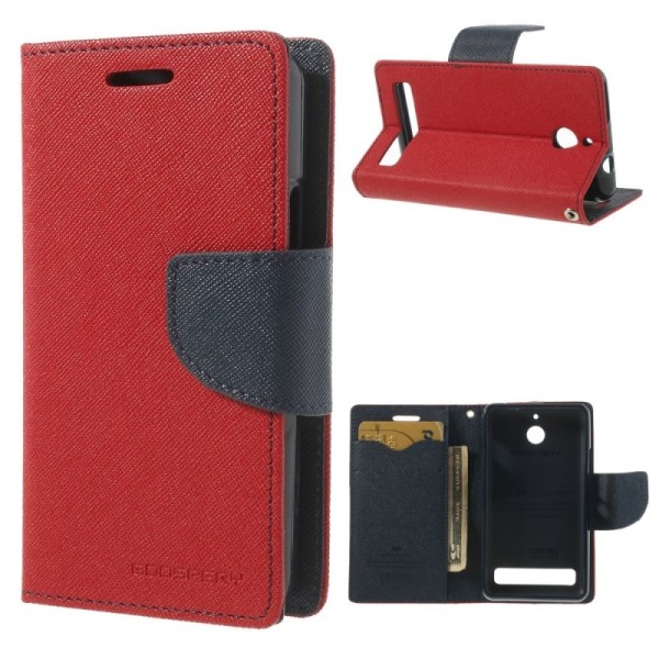 „Mercury“ atvērams maciņš - sarkans (Xperia E1)