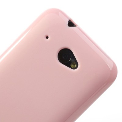 HTC Desire 601 Jelly Case rozs cieta silikona (TPU) futrālis / Vacins.lv