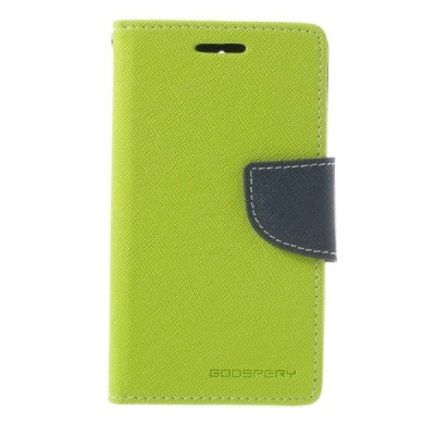 Sony Xperia E1 Mercury atvērams zaļš maciņš (maks) / Vacins.lv