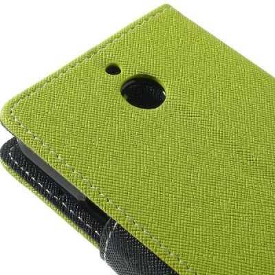 Sony Xperia E1 Mercury atvērams zaļš maciņš (maks) / Vacins.lv